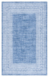 Safavieh Arizona Machine-Washable Collection ARZ303 Rug, Blue/Ivory, 6'x9'