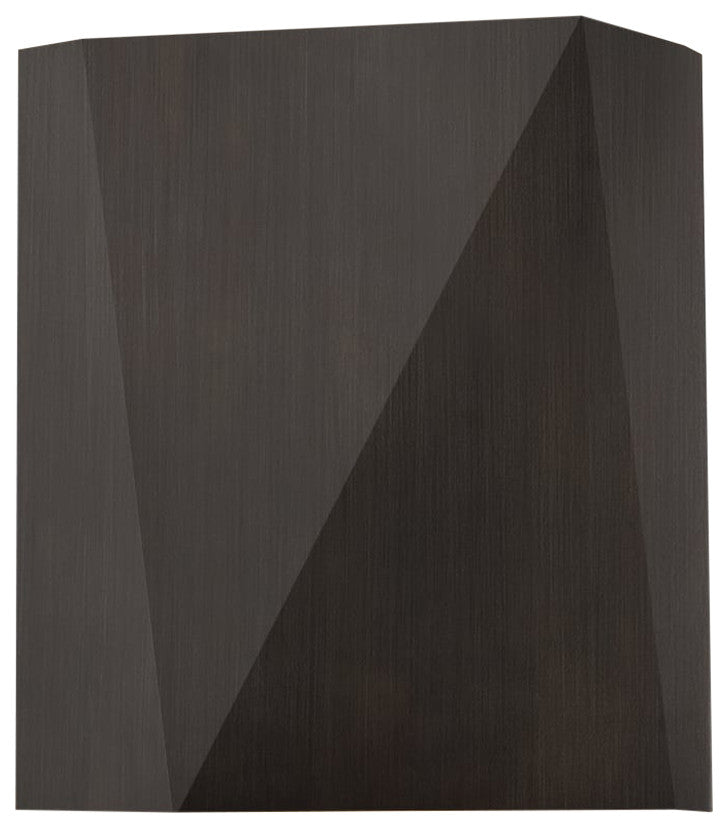 Calx Outdoor LED Sconce, Uplight/Downlight, Antique Bronze, Warm White