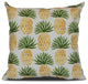 16x16", Pineapple Stripes, Geometric Print Outdoor Pillow, Green