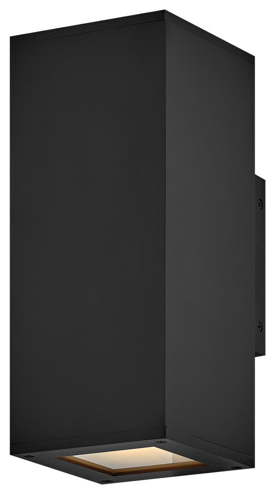 Hinkley Tetra Small Wall Mount Lantern Up/Down, Black