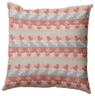 Love Garden Decorative Throw Pillow, Oatmeal, 20"x20"