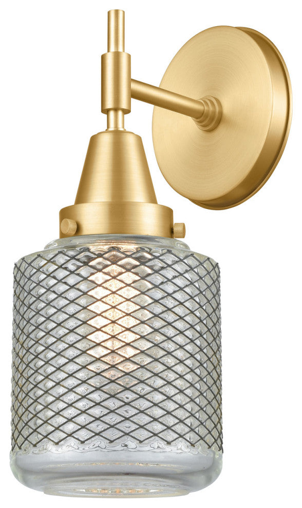 Innovations 447-1W-SG-G262-LED 1-Light Sconce, Satin Gold