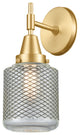 Innovations 447-1W-SG-G262-LED 1-Light Sconce, Satin Gold