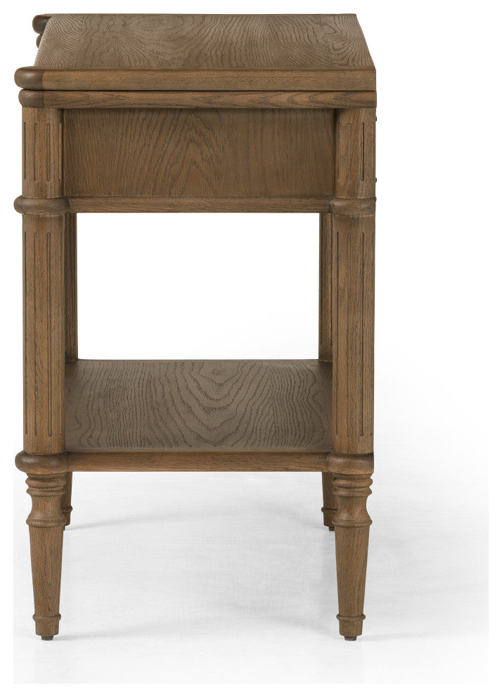 Toulouse Nightstand-Toasted Oak