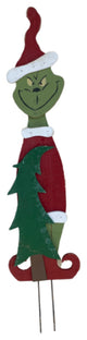 44" Grinch With Tree on Rods