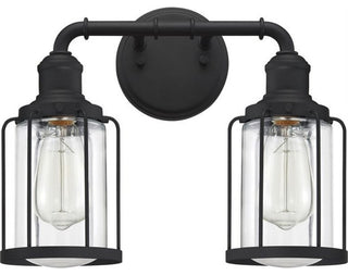 Quoizel LUD8615EK Two Light Bath, Earth Black Finish