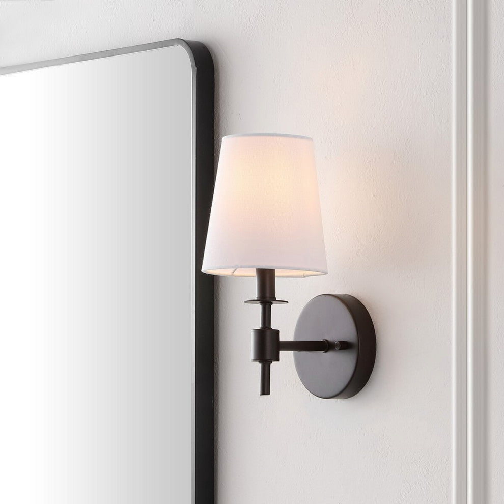 Safavieh Dalany 7" Wall Sconce, Black