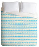 Deny Designs Cori Dantini Blue Scallops Duvet Cover - Lightweight