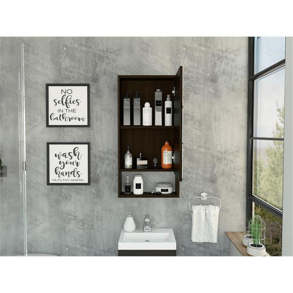 Home Square 2-Piece Set with Medicine Mirror Cabinet and 62" Linen Cabinet