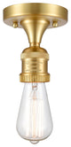 INNOVATIONS LIGHTING 517-1C-SG-LED Bare Bulb 1 Light Semi-Flush Mount