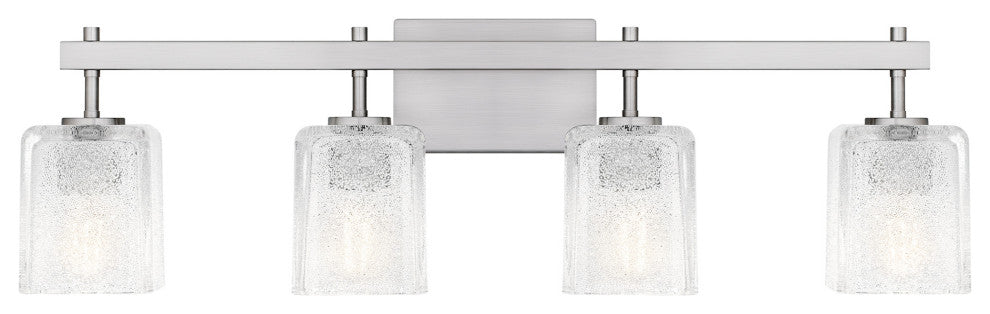 Quoizel BTH8631 Brenthouse 4 Light 32"W Vanity Light - Brushed Nickel