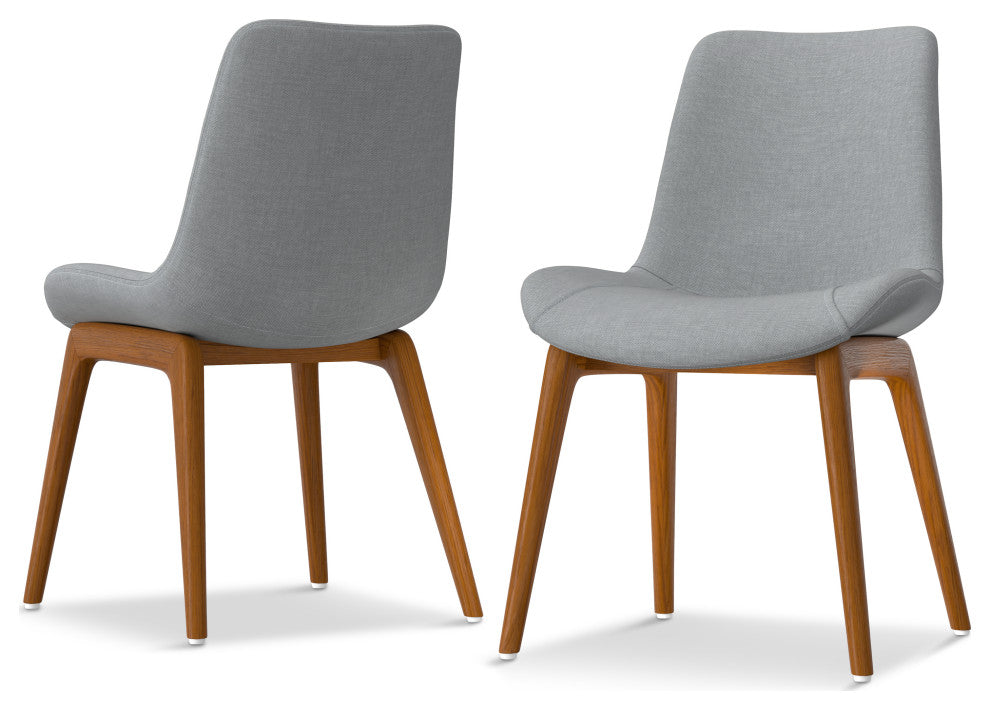Loretta Dining Chair (Set of 2) in Light Grey
