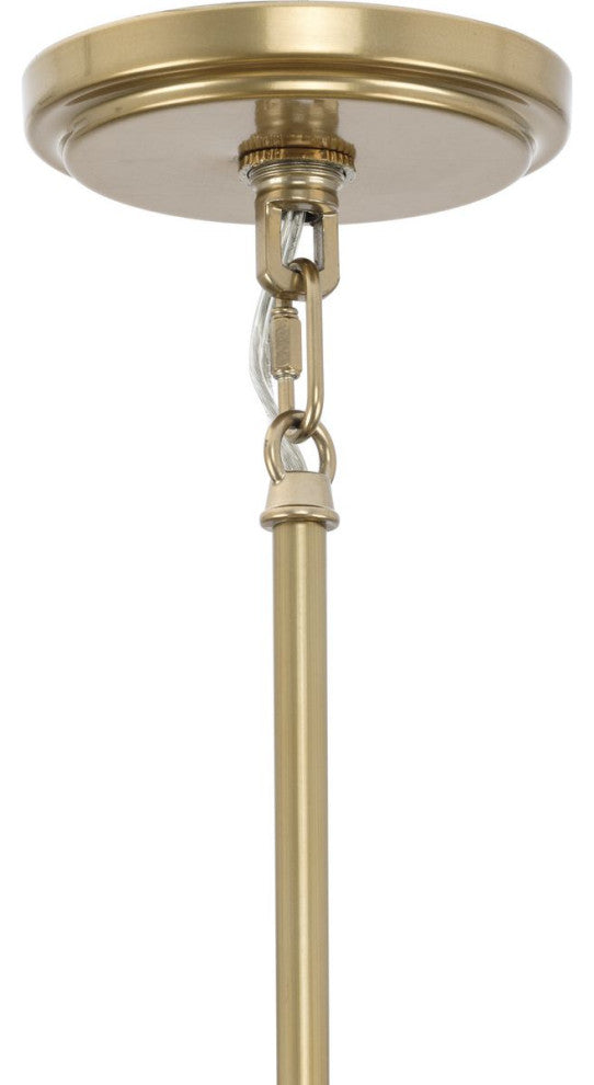 Lusail Collection Soft Gold Luxe Industrial Chandelier, 13-Light