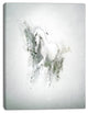 Graceful White Horse, Animal Canvas Wall Art, 28"x60"