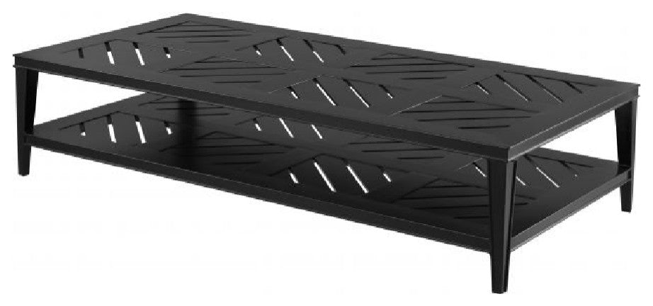 Black Rectangular Outdoor Coffee Table | Eichholtz Bell Rive
