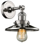 Railroad 1-Light Dimmable LED Sconce, Polished Nickel