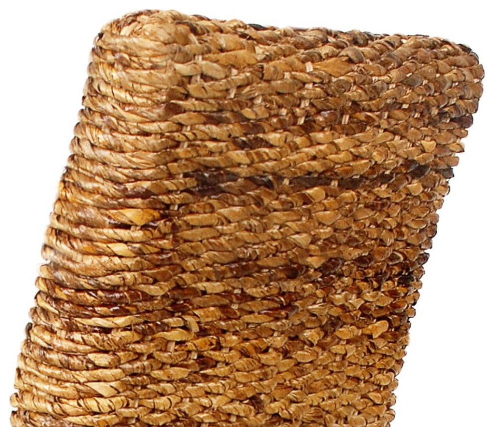 vidaXL Dining Chairs 4 pcs Abaca and Solid Mango Wood