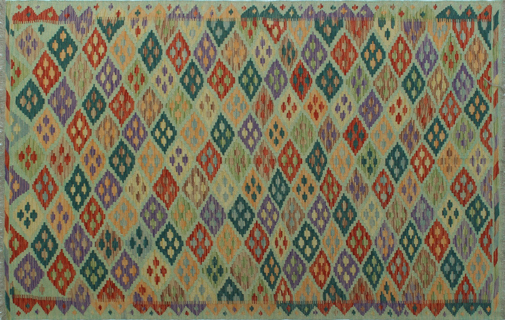 Sangat Kilim Hakim Rust Rug, 5'3x8'1