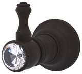 Carolina Crystal Robe Hook, Oil Rubbed Bronze