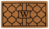 Pantera Monogram Doormat, Extra-Thick 3'x6', Letter W