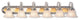 Livex Lighting 6 Light Polished Chrome & Pb Bath Light - 1006-52
