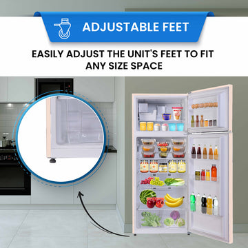 Conserv 30in RETRO Refrigerator 18cf Top Mount w/AUTOMATIC ICE MAKER 110V Handle
