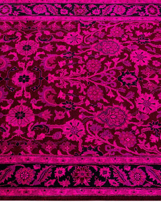 Overdyed, One-of-a-Kind Hand-Knotted Area Rug Pink, 3'1"x5'5"