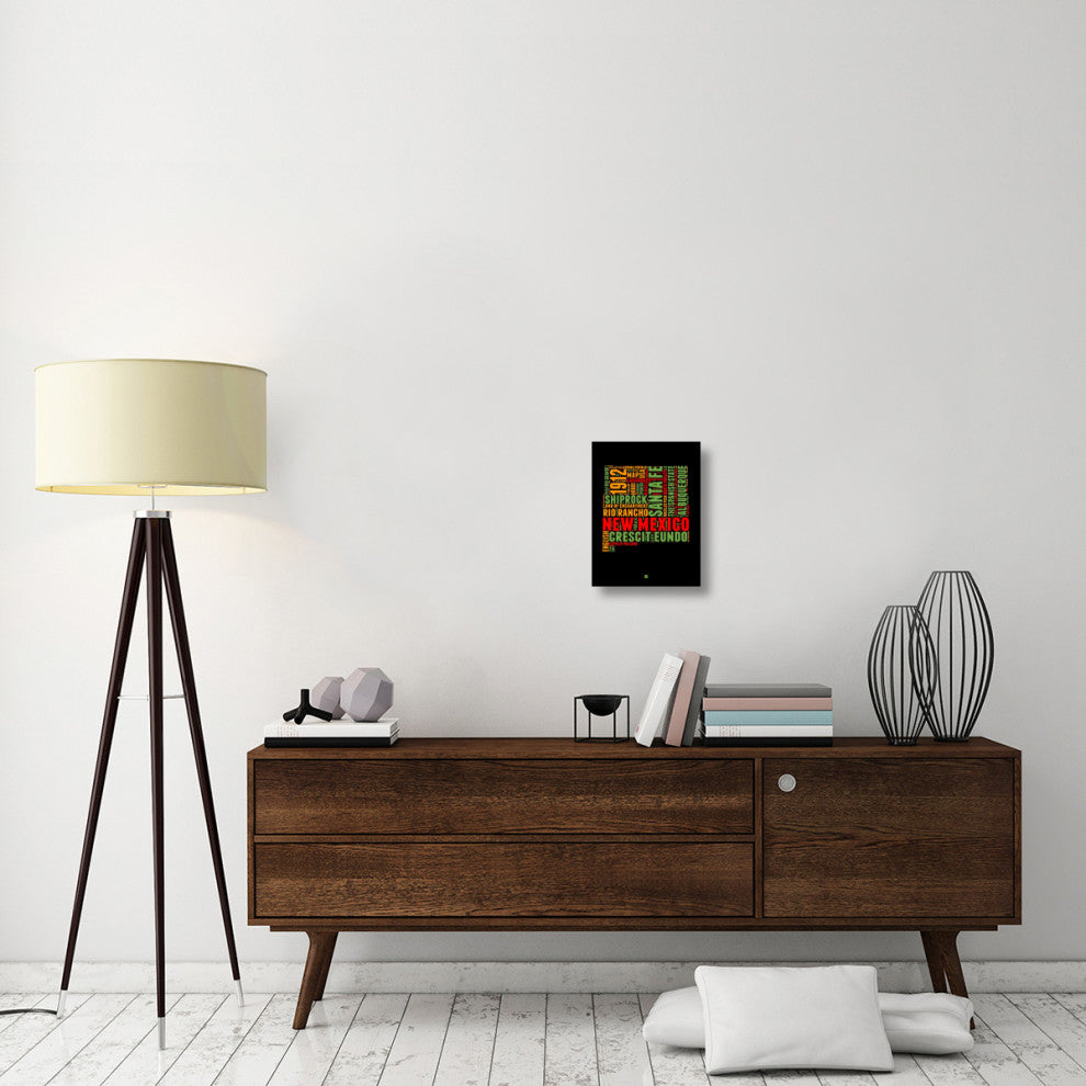 "New Mexico Word Cloud 1" Fine Art Print