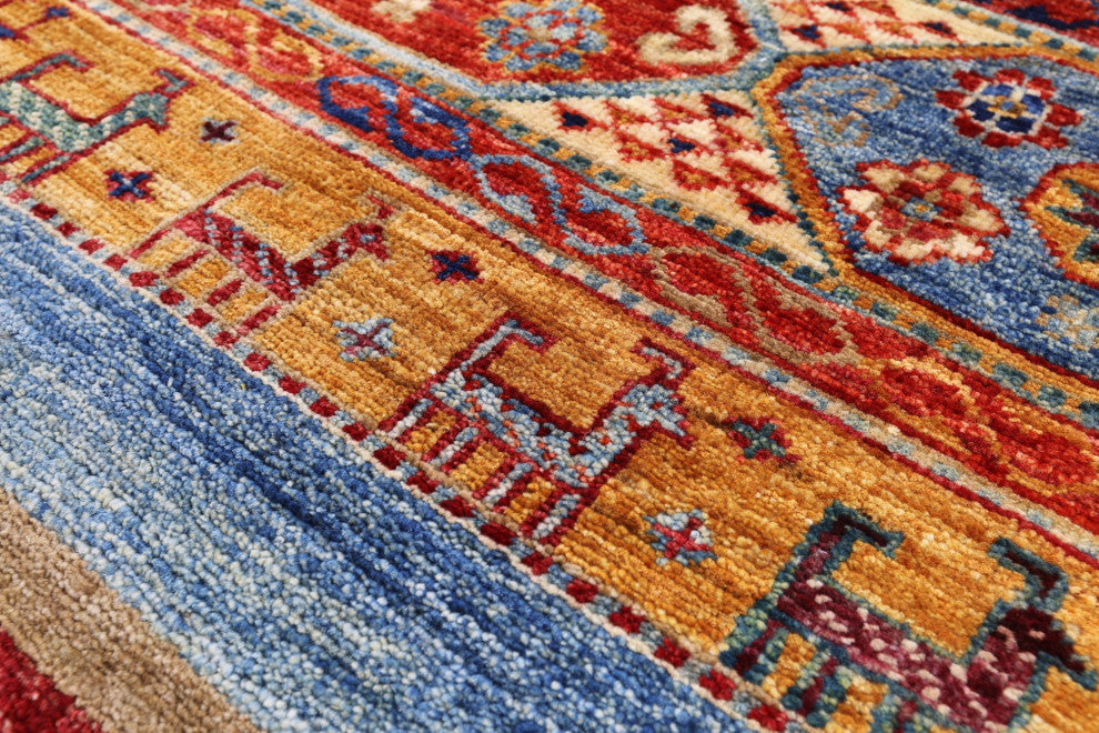 Handmade Persian Gabbeh Tribal Wool Rug 3' 3" X 4' 10" Q10803