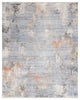 Nourison Abstract Hues 9'10" x 13' Grey Blue Modern Indoor Area Rug