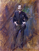 Giovanni Boldini John Singer Sargent, 21"x28" Wall Decal Print