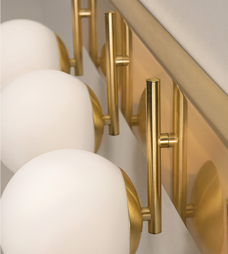 Metropolitan 38" LED Vanity, Satin Brass