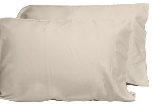 Premium 100% Organic Bamboo Fiber 2-Piece Pillowcase Set, Linen, King Pillowcases