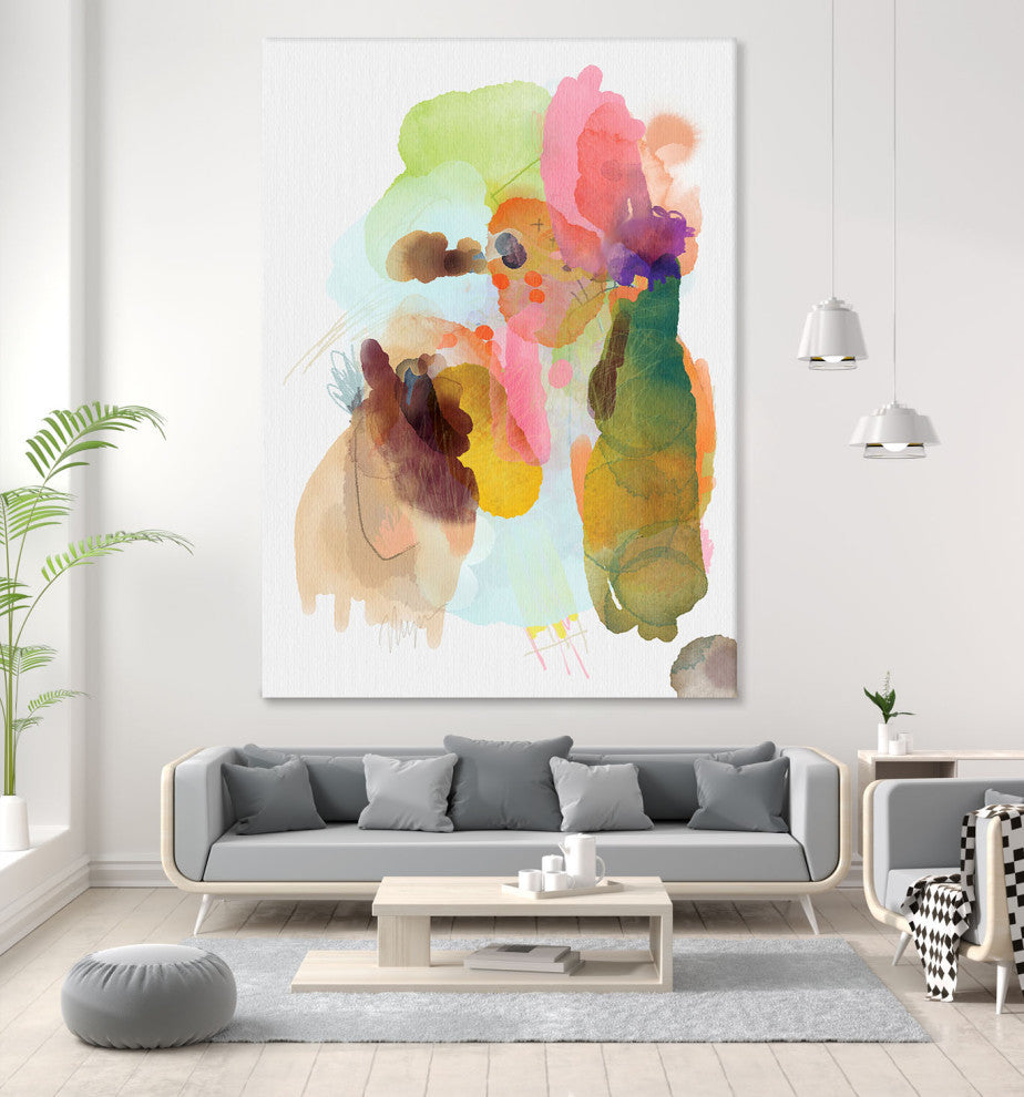 Aerial Sunset - 72 x 54 by Niya Christine