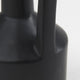 Burton 14.2H Medium Matte Black Ceramic Jug Vase