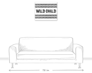 Wild Child 24x20 Canvas Wall Art