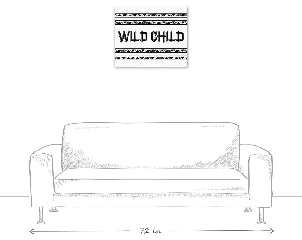 Wild Child 24x20 Canvas Wall Art