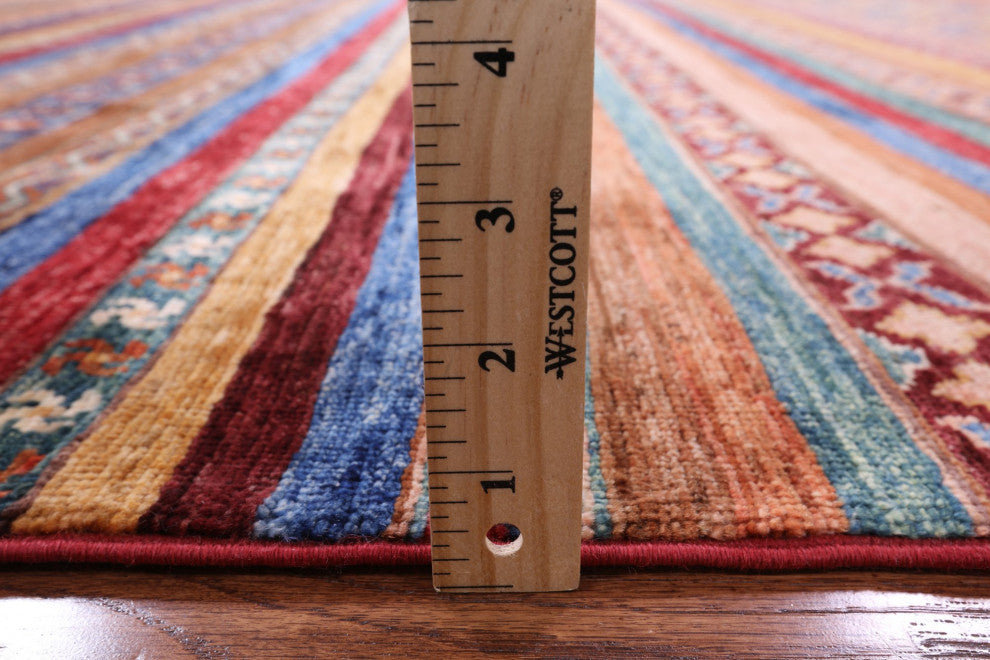 5' 7" X 8' 0" Khorjin Super Kazak Hand Knotted Rug Q5822