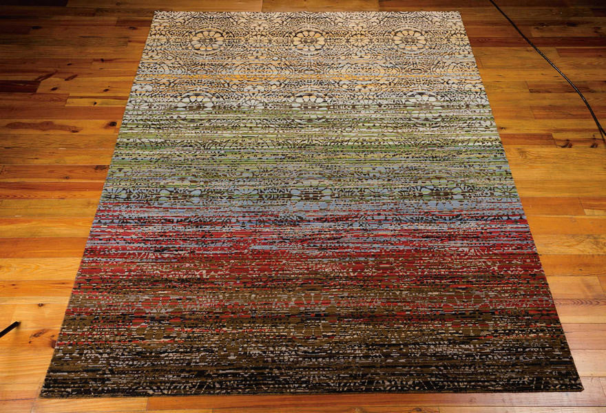 Nourison Rhapsody Multicolor Area Rug, 8'6"x11'6"