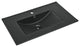 30" Vanity Top Bathroom Sink, Matte Black