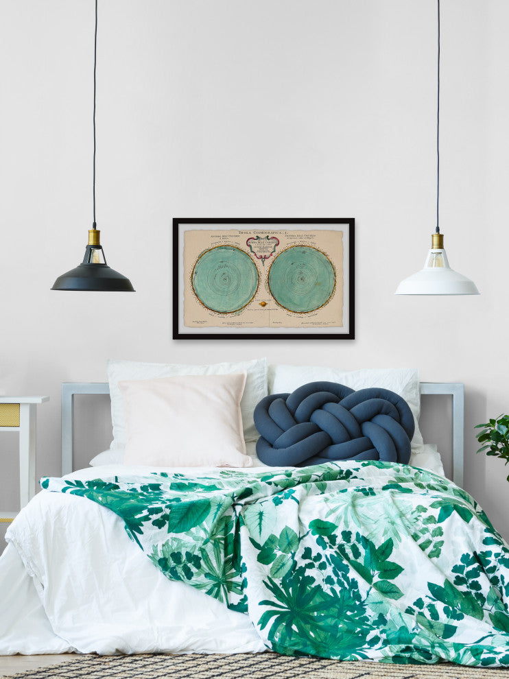 "Map of the Universe" Framed Painting Print, 36x24