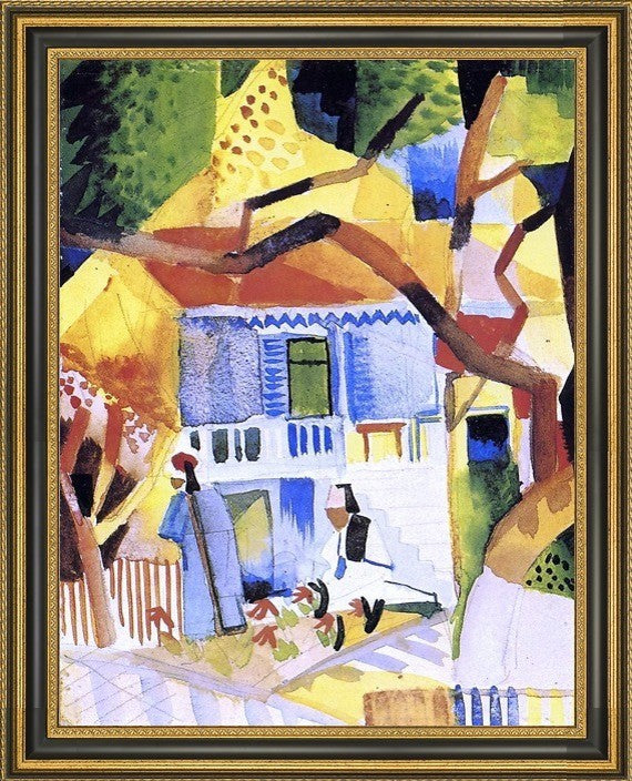 August Macke Courtyard Villa St. Germain