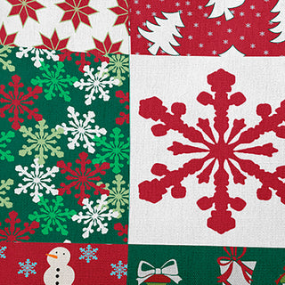 Quilted Christmas Accent Pillow, Haute Red, 16"x16"