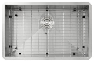 Nantucket Sinks 28" Pro Series Rectangle Undermount Zero Radius Stainless Sink