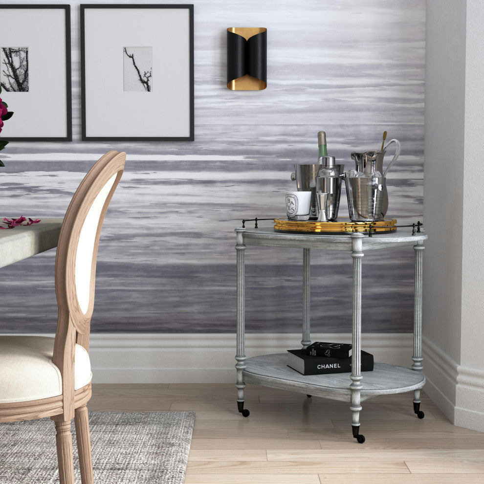Butler Specialty Company, Kathleen 2 Tier Bar Cart, Gray