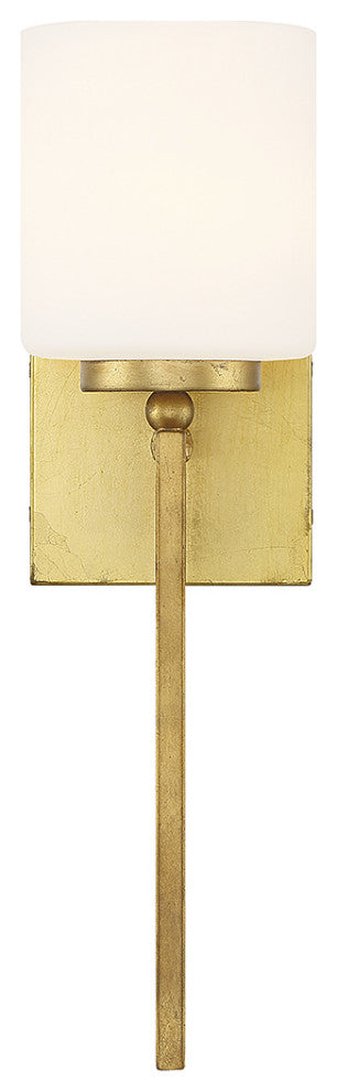 Quatrain 1-Light Wall Sconce, True Gold