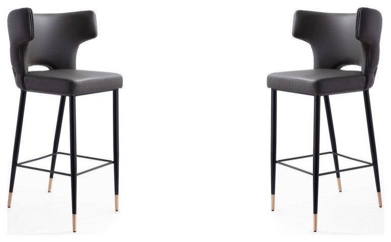 Manhattan Comfort Holguin Bar Stool, Set of 2