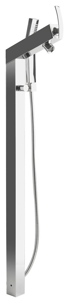 ALFI brand AB2728 Floor Mounted Tub Filler - Polished Chrome