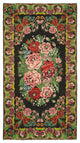 Rug N Carpet - Handmade Moldovian 7' 2'' x 12' 8'' Vintage Floral Kilim Rug