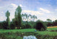 Claude Oscar Monet View near Rouelles, Gallery Wrapped Canvas Print, 18"x27"